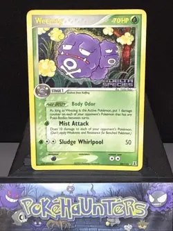 Pokemon Card Weezing 33/113 Ex Delta Species Rare Holo Stamped Light Play - Image 1