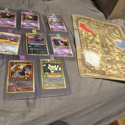 Pokemon TCG WotC Neo Premium File 2 Promo Set 8 Cards With Folder - Image 1