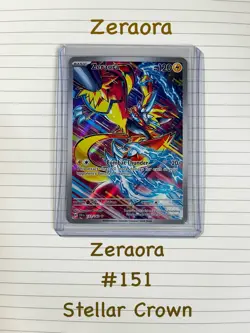 Zeraora - 151/142 - Illustration Rare - Stellar Crown - Pokemon Card - NM/M - Image 1