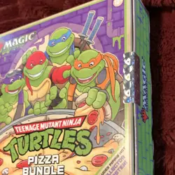 Magic: The Gathering TMNT Pizza Bundle Collector Box Promo Cards - Image 4