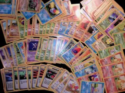 Lot of 100+ WOTC Unlimited Base Set, Fossil & Jungle Cards - MP to LP - Sleeved - Image 1