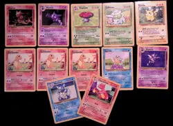 Lot of 100+ WOTC Unlimited Base Set, Fossil & Jungle Cards - MP to LP - Sleeved - Image 2