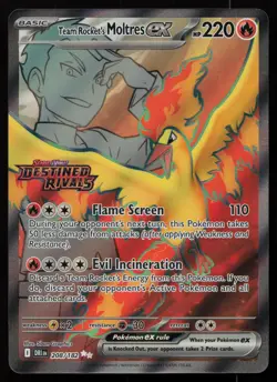 Team Rocket's Moltres ex 208/182 Holo Miscellaneous Cards & Products Pokemon NM - Image 1
