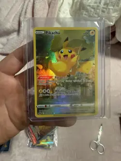 Pokemon Pikachu TCG Holo Ultra Rare Card GG30/GG70 Crown Zenith Near Mint. 🔥 - Image 2