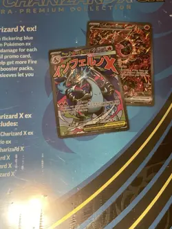 Pokemon Mega Evolutions CHARIZARD X Ex Ultra Premium Collection Foil Card Game F - Image 3