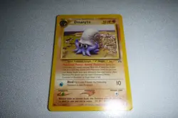 Pokemon TCG Neo Discovery Card Unlimited Non-Holo Omanyte 60/75 - Image 1