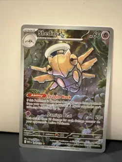Pokemon TCG Shedinja Card 144/132 Mega Evolution NM Condition Illustration Rare - Image 1