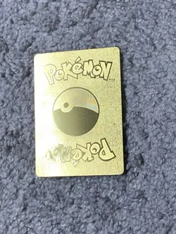 Super Fire-breathing Dragon HP132540 100,000 Volts Gold Foil Fan Art Card - Image 3