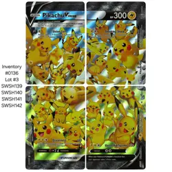 Pikachu V-Union Set of 4 Card(s) Sword & Shield #SWSH139 140 141 142 ☆NM-MINT☆ - Image 1