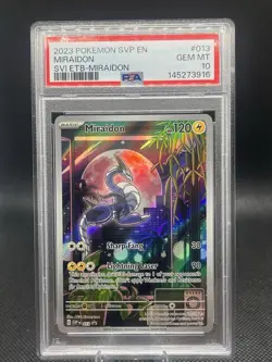 Pokemon TCG Miraidon 13 Etb Promo Card Scarlet Violet PSA 10 GEM MT - Image 1