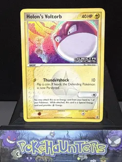 Pokemon Card Holon's Voltorb 71/113 Ex Delta Species Reverse Holo STAMPED LP - Image 1