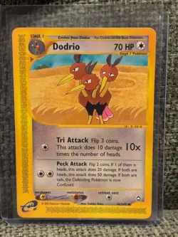 Dodrio 046/147 Aquapolis Regular Vintage Pokemon Card - Image 1