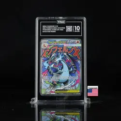 TAG 10 Mega Charizard X ex 023 Phantasmal Flames UPC Promo BSP Pokemon Card - Image 1