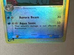 Pokemon Card - Vaporeon - Reverse Holo Rare - E-Reader (25/100) ex Sandstorm NM - Image 3