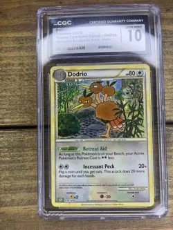 Pokemon CGC 10 Dodrio 014/034 Trading Card Game Classic Holo - Image 1