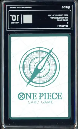 2025 One Piece Chinese 3rd Anniversary DON!! Card PCG 10+ PRISTINE - Image 2