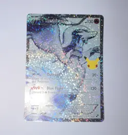 Pokemon Reshiram 113/114 Celebrations Classic Collection Holo Full Art Card - Image 1