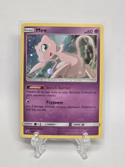 Mew SM215 – Black Star Promo (2019) Holo Pokemon Card - Image 1
