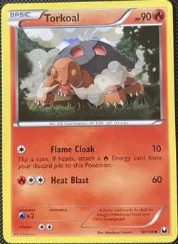 Torkoal 18/108 Dark Explorers Regular - Pokemon Card - Image 1
