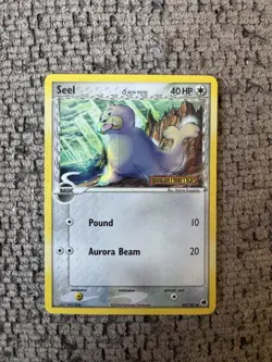 2006 Pokemon EX Dragon Frontiers 62/101 Seel Reverse Holo NM Rare Card STAMPED - Image 1