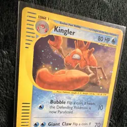 Pokemon Kingler Holo Rare 80 HP Expedition Base Set Card 51/165 2002 - Image 5