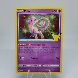 MEW 011/025 Celebrations 25th Anniversary HOLO RARE card 2021 Pokemon TCG NM - Image 1