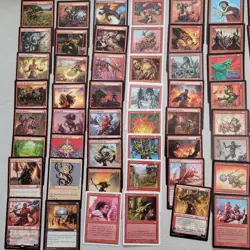 COMMANDER MAGIC DECK 100 Cards = Magic the gathering M13 Krenko Mob Boss GOBLINS - Image 3