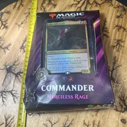 ~Merciless Rage Magic the Gathering Sealed 2019 Commander Deck MTG ~NEW - Image 1