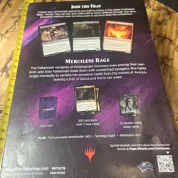 ~Merciless Rage Magic the Gathering Sealed 2019 Commander Deck MTG ~NEW - Image 5
