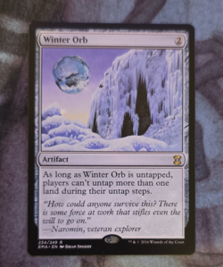 Wizards of the Coast Winter Orb Eternal Masters Rare Artifact 234/249 2016 - Image 1