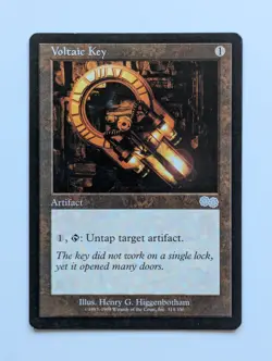 Magic The Gathering - Voltaic Key 1998 Urza's Saga #314 MP - Image 2