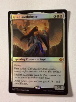 Lyra Dawnbringer #707 (Foil) (NM) Foundations FDN Magic MTG - Image 1