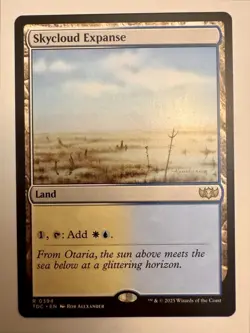x1 Skycloud Expanse R MTG Commander: Tarkir: Dragonstorm M/NM, English - Image 1