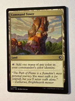 Command Tower [Commander: Lorwyn Eclipsed] Magic - MTG ECC 0059 NM - Image 1