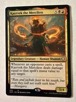 Kaervek the Merciless #233 (NM) Starter Commander SCD Magic MTG - Image 1
