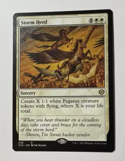 Storm Herd #36 (NM) Starter Commander SCD Magic MTG - Image 1