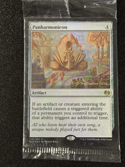MTG PANHARMONICON FOIL ENG NM Prerelease Promo Kaladesh 2016 SEALED - Image 1