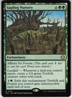 MTG Sapling Nursery NM Lorwyn Eclipsed Magic 192 - Image 1