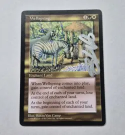 UNPLAYED SIGNED MTG Wellspring Mirage Magic SUSAN VAN CAMP EDH CUBE VTG NM - Image 1