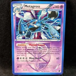Metagross Plasma Freeze Holo Rare Card 52/116 Team Plasma Pokemon TCG - Image 1