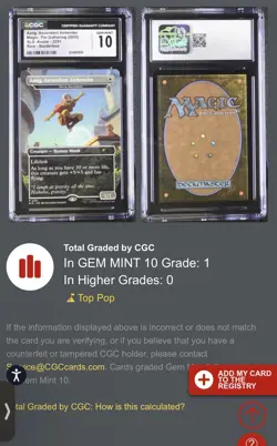 MTG Aang, Ascendant Airbender Serra Ascendant Secret Lair CGC 10 Pop 1 🔥💎 - Image 2