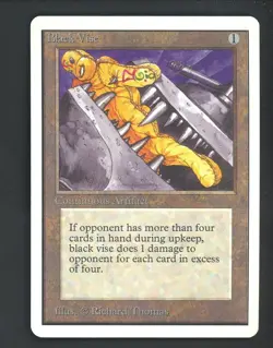 1993 MTG Magic The Gathering Unlimited Edition Black Vise - Image 1