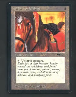 1994 MTG Magic The Gathering Arabian Nights Jandor's Sanddlebags - Image 1