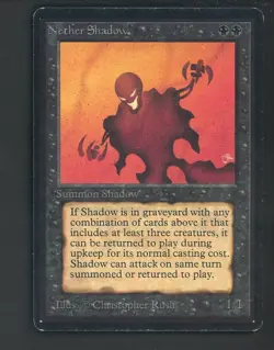1993 MTG Magic The Gathering Beta Nether Shadow - Image 1