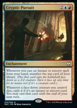 [4x] Cryptic Pursuit Near Mint, English New Capenna Commander MTG Magic - Image 1