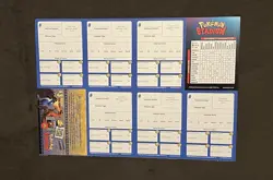 2000 Nintendo Power Pokemon Stadium Mewtwo Insert Card RARE uncut Sheet - Image 2