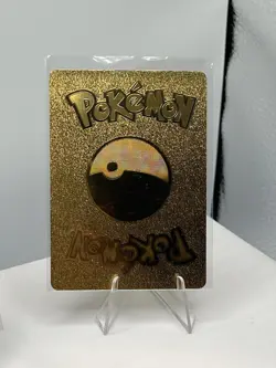 Pikachu ERROR MISPRINT Gold Foil Fan Art Pokemon Card SWH074 Card Super Rare!!! - Image 2