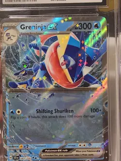 CGC GEM MINT 10 Greninja Ex 2024 POKEMON STELLAR CROWN #041/142 TCG - Image 4