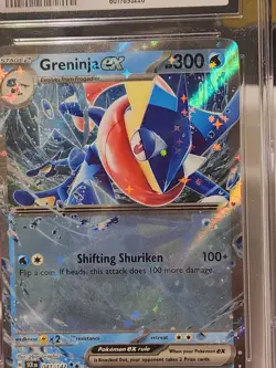 CGC GEM MINT 10 Greninja Ex 2024 POKEMON STELLAR CROWN #041/142 TCG - Image 5