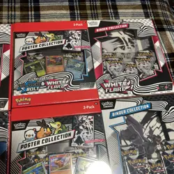 4x Sams Club Pokemon TCG Black bolt & White flare Bundles (2 OF EACH) Sealed - Image 5